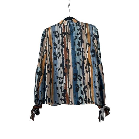 Hutch Anthropologie Melissa Striped Blouse Size XS - Picture 3 of 13